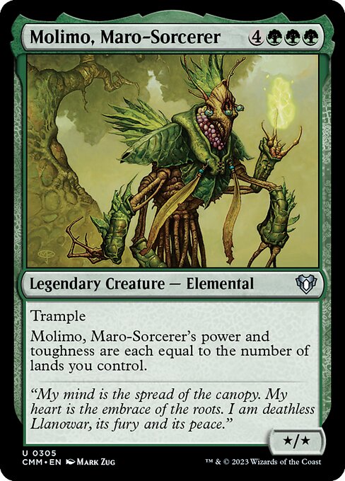 マローの魔術師モリモ/Molimo, Maro-Sorcerer [CMM] [FOIL]