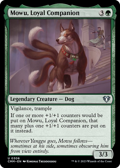 忠実な相棒、モーウー/Mowu, Loyal Companion [CMM] [FOIL]