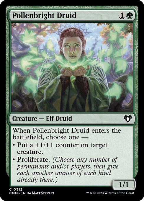 花粉光のドルイド/Pollenbright Druid [CMM] [FOIL]
