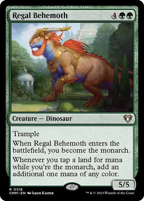 絢爛なビヒモス/Regal Behemoth [CMM] [FOIL]