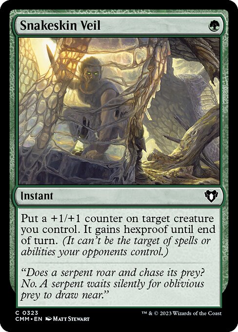 蛇皮のヴェール/Snakeskin Veil [CMM] [FOIL]