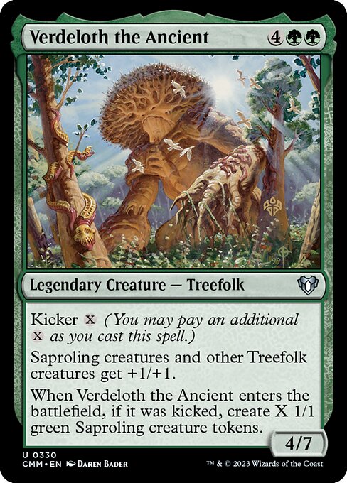 古木のヴァーデロス/Verdeloth the Ancient [CMM] [FOIL]