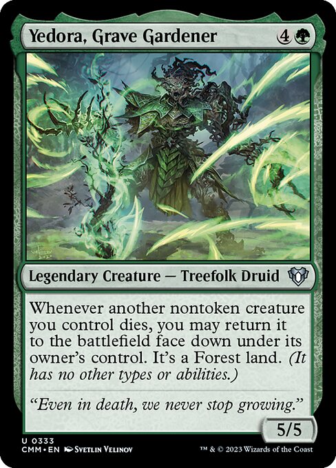 霊園の庭師、イェドラ/Yedora, Grave Gardener [CMM] [FOIL]