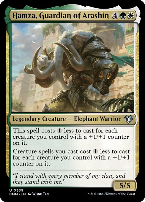 アラシンの守護者、ハムザ/Hamza, Guardian of Arashin [CMM] [FOIL]
