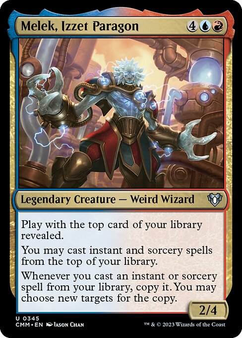イゼットの模範、メーレク/Melek, Izzet Paragon [CMM] [FOIL]