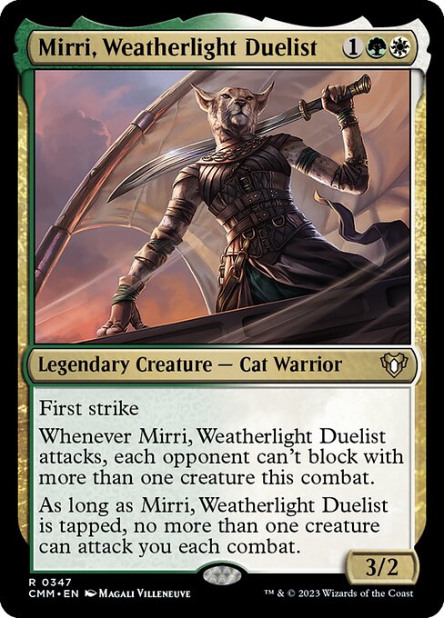 ウェザーライトの決闘者、ミリー/Mirri, Weatherlight Duelist [CMM] [FOIL]