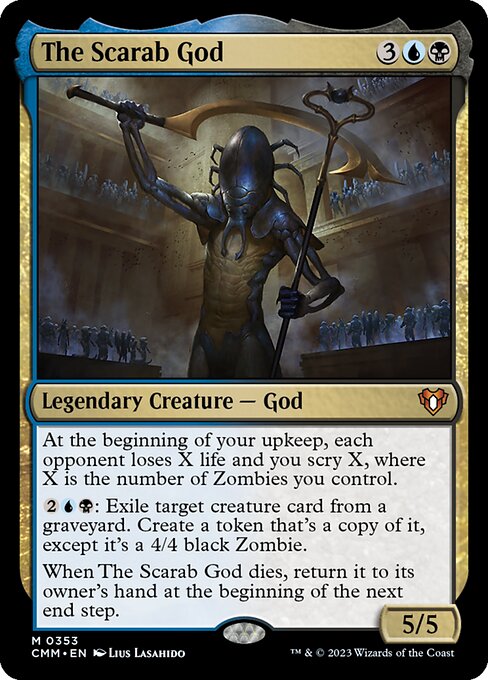 スカラベの神/The Scarab God [CMM] [FOIL]