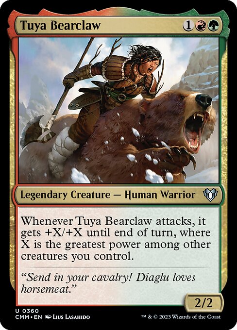 熊爪のトゥーヤ/Tuya Bearclaw [CMM] [FOIL]