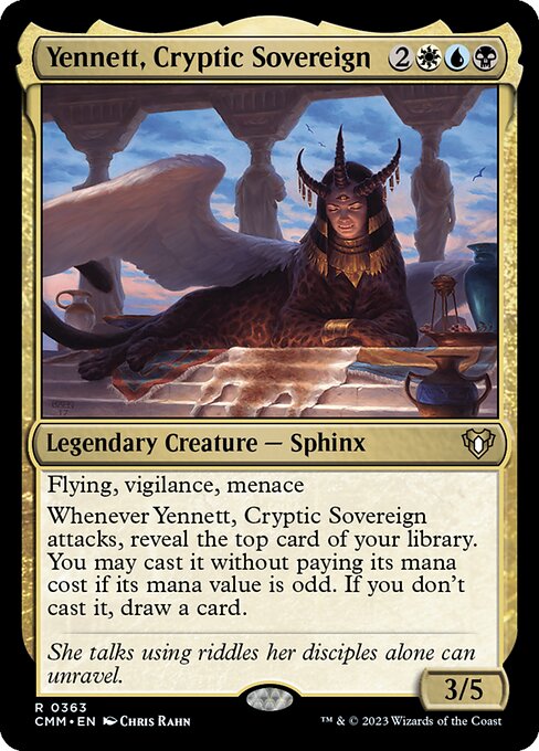 謎めいた君主、イェンネット/Yennett, Cryptic Sovereign [CMM] [FOIL]