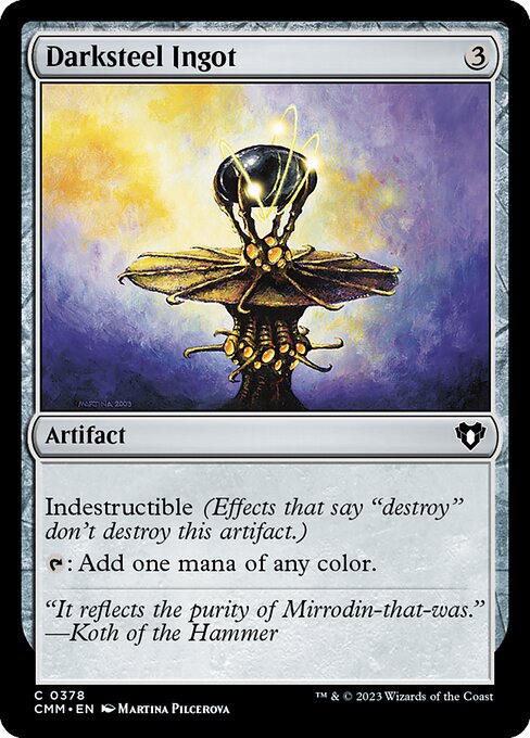 ダークスティールの鋳塊/Darksteel Ingot [CMM] [FOIL]