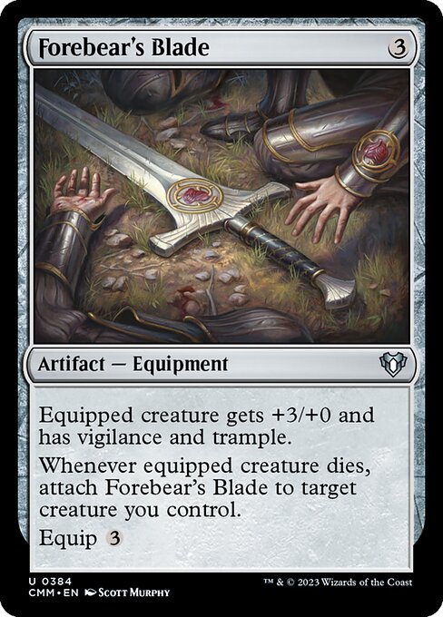 先祖の刃/Forebear's Blade [CMM] [FOIL]