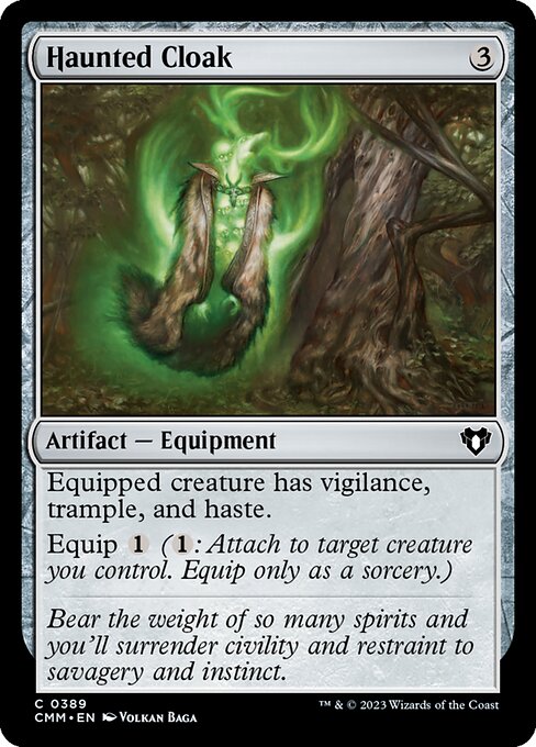 憑依の外套/Haunted Cloak [CMM] [FOIL]