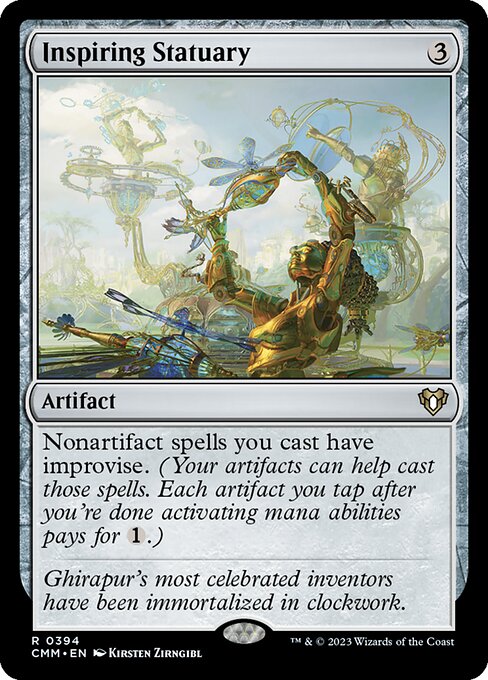 鼓舞する彫像/Inspiring Statuary [CMM] [FOIL]