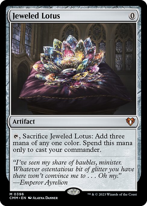 宝石の睡蓮/Jeweled Lotus [CMM] [FOIL]