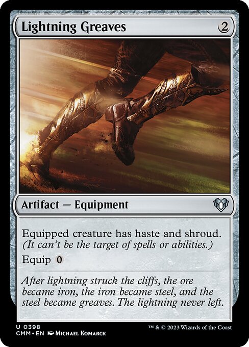 稲妻のすね当て/Lightning Greaves [CMM] [FOIL]