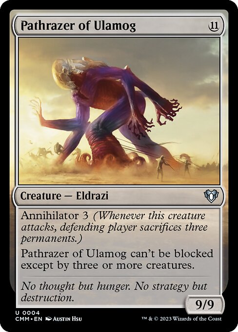 ウラモグの道滅ぼし/Pathrazer of Ulamog [CMM] [FOIL]