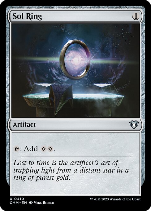 太陽の指輪/Sol Ring [CMM] [FOIL]