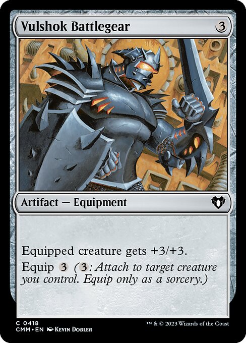 ヴァルショクの戦具/Vulshok Battlegear [CMM] [FOIL]