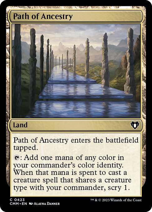祖先の道/Path of Ancestry [CMM] [FOIL]