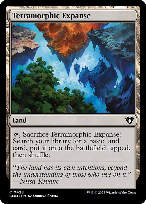 広漠なる変幻地/Terramorphic Expanse [CMM] [FOIL]