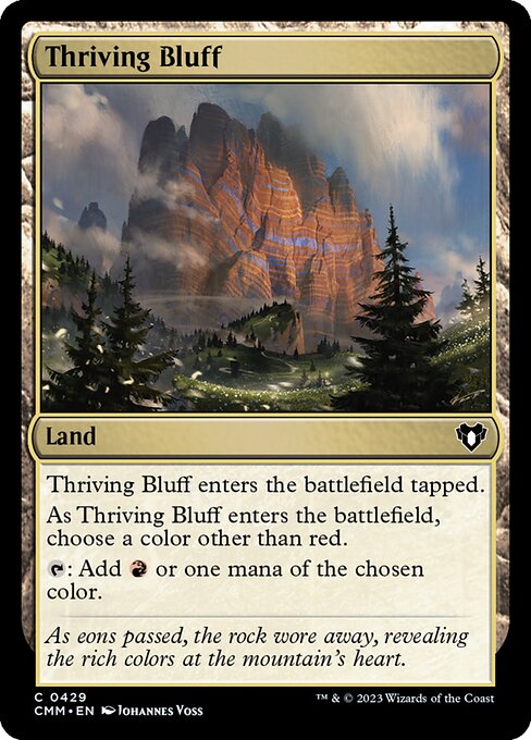 興隆する絶壁/Thriving Bluff [CMM] [FOIL]