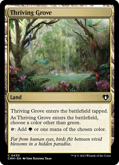 興隆する木立/Thriving Grove [CMM] [FOIL]