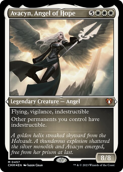 希望の天使アヴァシン/Avacyn, Angel of Hope [CMM] [FOIL][エッチング]