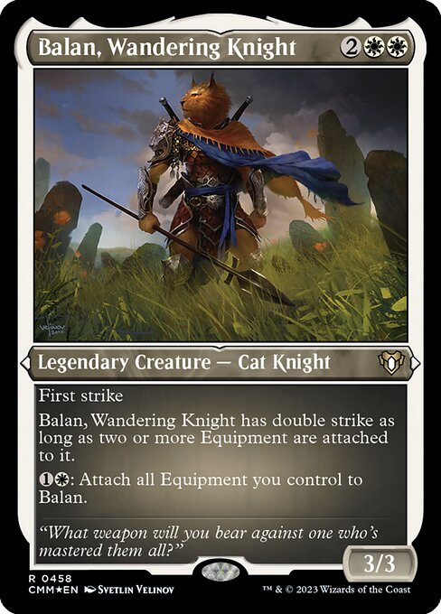 放浪の騎士、バーラン/Balan, Wandering Knight [CMM] [FOIL][エッチング]