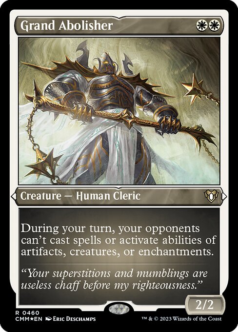 堂々たる撤廃者/Grand Abolisher [CMM] [FOIL][エッチング]