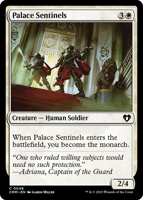 宮殿の歩哨/Palace Sentinels [CMM] [FOIL]