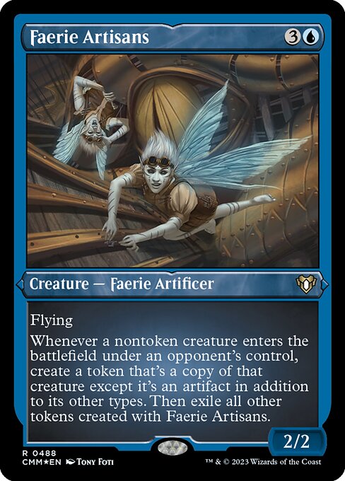 フェアリーの職工/Faerie Artisans [CMM] [FOIL][エッチング]