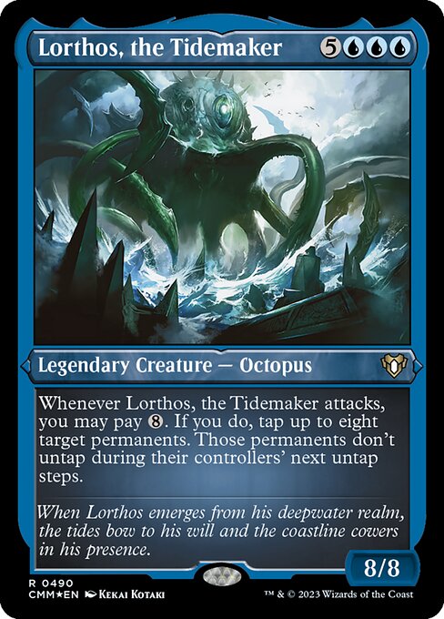 潮汐を作るもの、ロートス/Lorthos, the Tidemaker [CMM] [FOIL][エッチング]