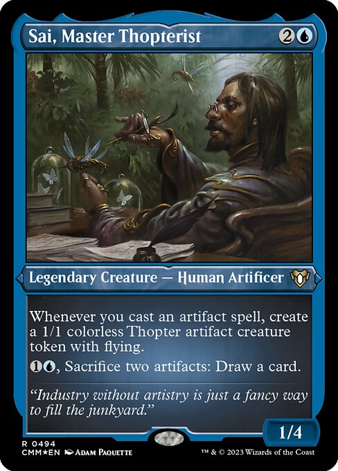 練達飛行機械職人、サイ/Sai, Master Thopterist [CMM] [FOIL][エッチング]