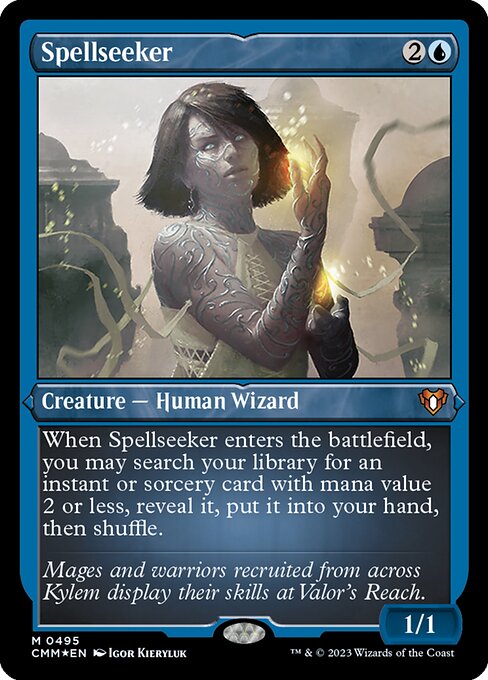 呪文探求者/Spellseeker [CMM] [FOIL][エッチング]