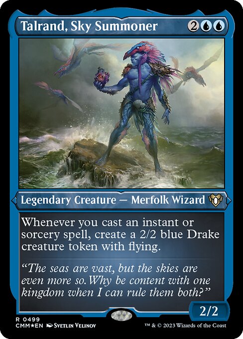 空召喚士ターランド/Talrand, Sky Summoner [CMM] [FOIL][エッチング]
