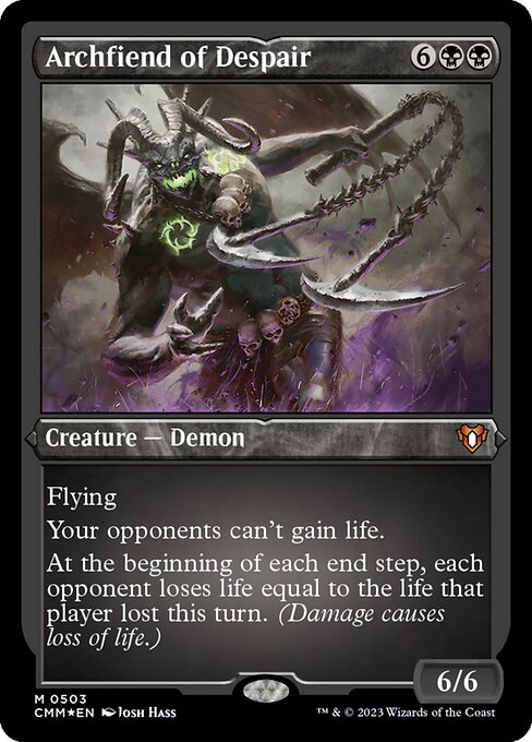 絶望の魔神/Archfiend of Despair [CMM] [FOIL][エッチング]