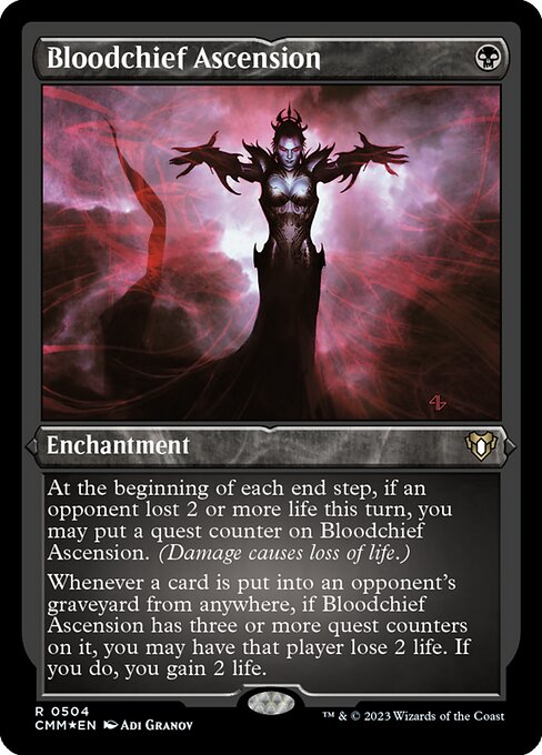 血の長の昇天/Bloodchief Ascension [CMM] [FOIL][エッチング]