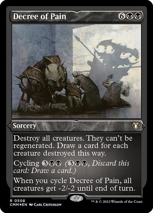 苦痛の命令/Decree of Pain [CMM] [FOIL][エッチング]