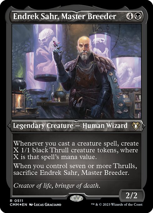 練達の育種師、エンドレク・サール/Endrek Sahr, Master Breeder [CMM] [FOIL][エッチング]
