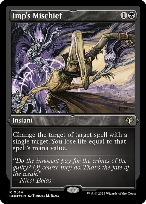 インプの悪戯/Imp's Mischief [CMM] [FOIL][エッチング]