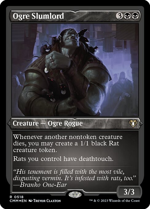 オーガの貧王/Ogre Slumlord [CMM] [FOIL][エッチング]