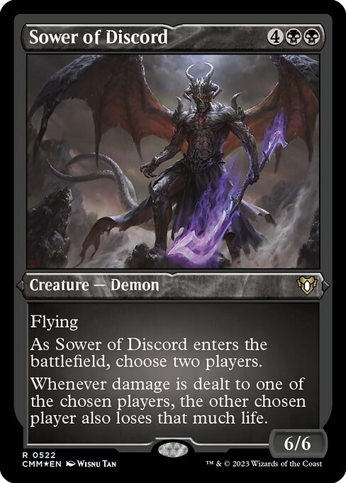 不和蒔き/Sower of Discord [CMM] [FOIL][エッチング]