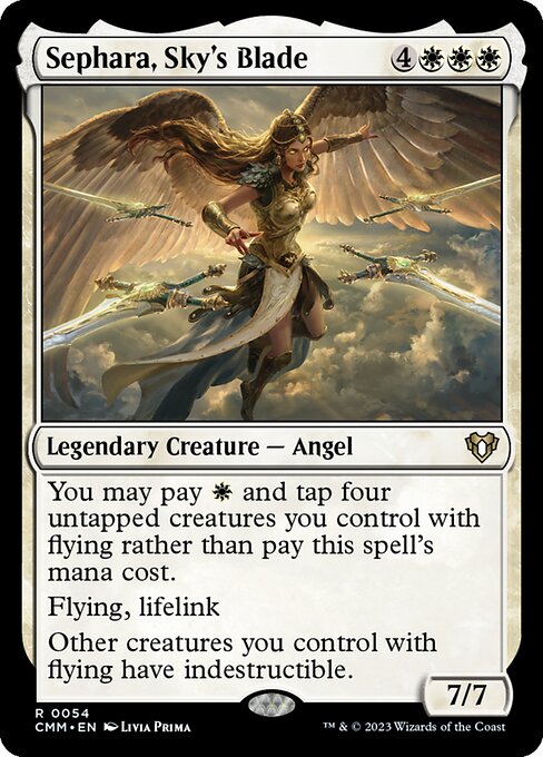 天空の刃、セファラ/Sephara, Sky's Blade [CMM] [FOIL]