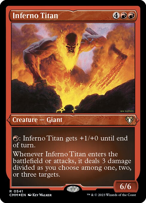 業火のタイタン/Inferno Titan [CMM] [FOIL][エッチング]