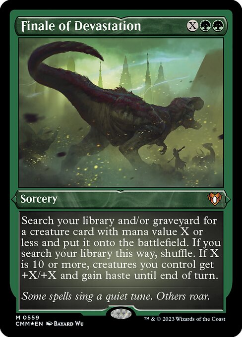 破滅の終焉/Finale of Devastation [CMM] [FOIL][エッチング]
