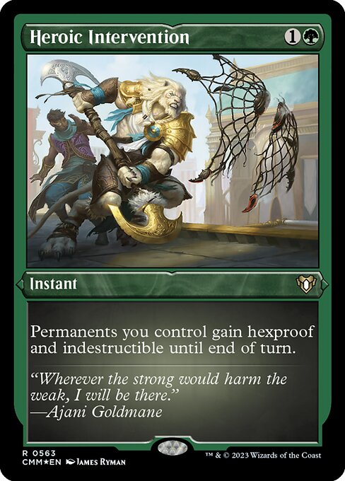英雄的介入/Heroic Intervention [CMM] [FOIL][エッチング]