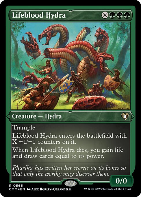 生命線のハイドラ/Lifeblood Hydra [CMM] [FOIL][エッチング]