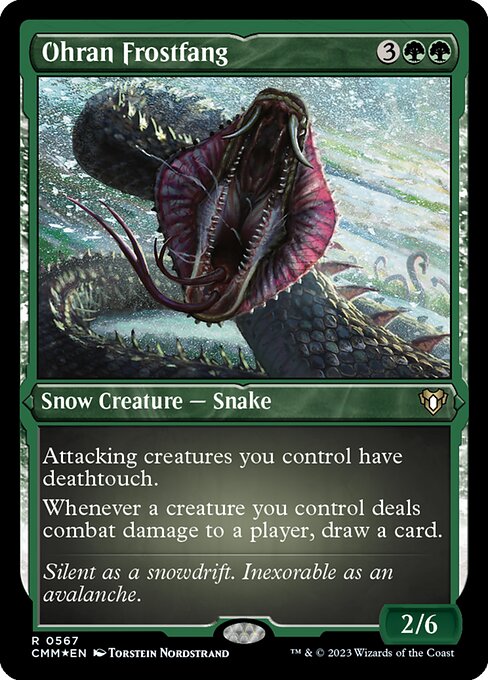 オーランの凍り牙/Ohran Frostfang [CMM] [FOIL][エッチング]