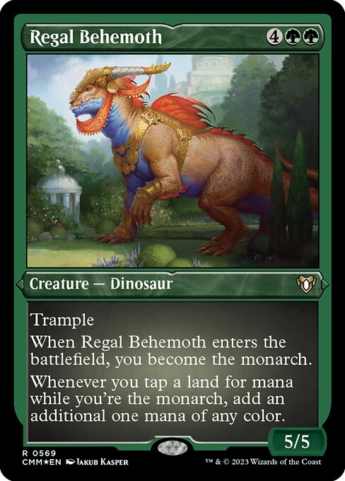 絢爛なビヒモス/Regal Behemoth [CMM] [FOIL][エッチング]
