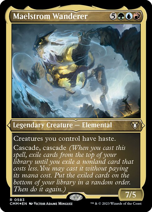 大渦の放浪者/Maelstrom Wanderer [CMM] [FOIL][エッチング]